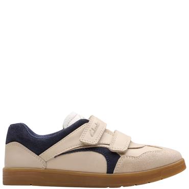 CLARKS KIDS STRAP TRAINER - NEUTRAL